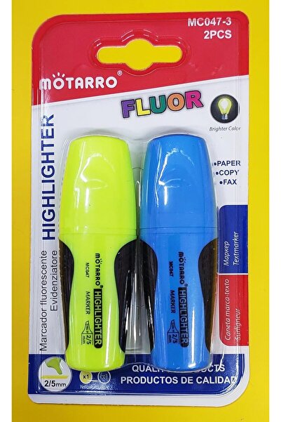 MOTARRO Highlighters - Mini TextMarkers Pastel and Fluorescent Colours Different Varieties
