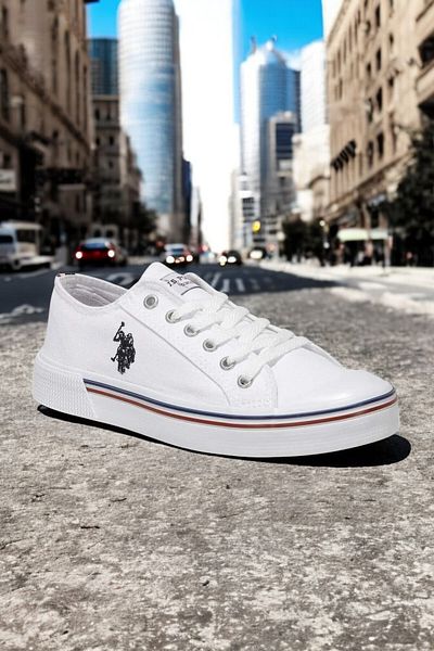 U.S. Polo Assn. A 536481296   Pantofi sport pentru femei 5FX albi