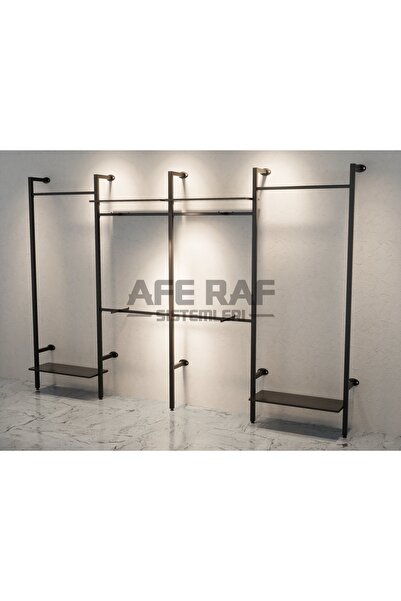 AFE DEKOR Mağaza Raf Sistemi, Askılık Sistemi, Butik Rafı, Mağaza Stand, Giyinme Odası-255*250