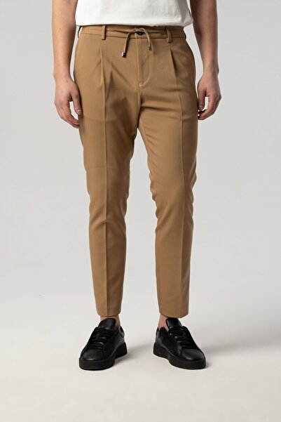 Score Michail Beli Lastikli Jogger Camel Pantolon 2360-31