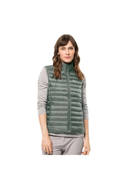 Jack Wolfskin Pack & Go down Vest Women's Green Vest Women's Vest 1207031-4311