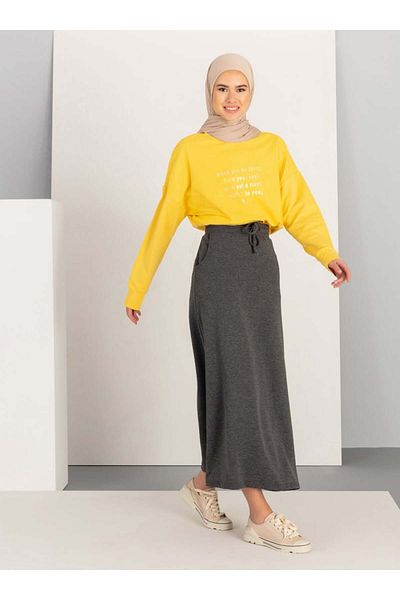Bwest Pocketed Sports Skirt - Anthracite - Bwest
