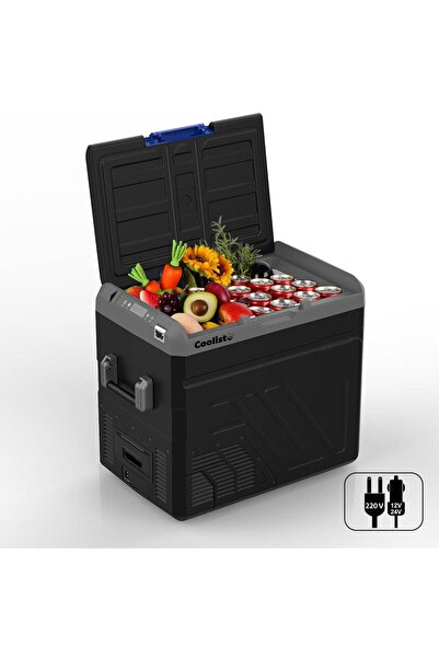 Genel Markalar CLK60 12/24Volt/220Volt 60 Litre Kompresörlü Oto Buzdolabı/Don...