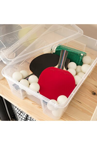 IKEA SAMLA Box, transparent, 39 x 28 x 14 cm/11 l