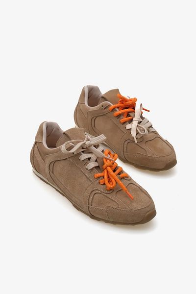 Eray Pantofi sport de damă din piele naturală din piele de căprioară de nurcă