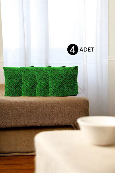 Mislina Home Зелений Аутентичний 43x43 см Богем Оцінки 4-х частинний комплект...