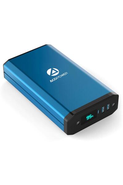 Acopower X230 14.8Volt 13Amper Li-ion Yedek Buzdolabı Aküsü + Powerbank + LED Lamba