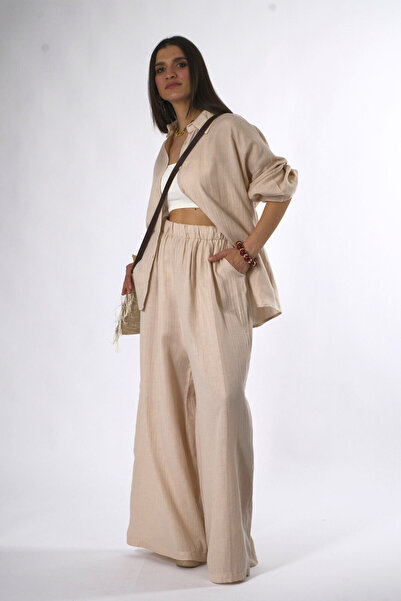 ABBRA Women's 100% Cotton Soft Textured Suit