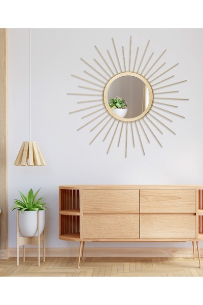 Bysolvo Dekoratif Yıldız Ayna - GOLD