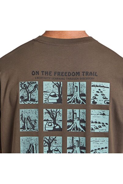 Jack Wolfskin Trailblazer t Men's Brown T-Shirt Men's T-Shirt A63857Tr