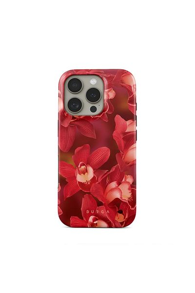 BURGA Phone Case Compatible with iPhone 16 PRO Hybrid 2-Layer Hard Shell Silicone Protective Case