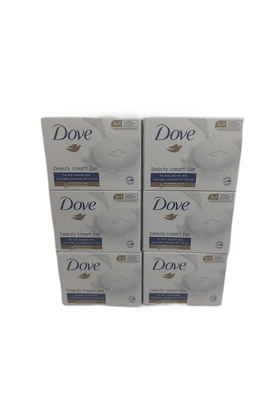 Dove 90 Gram Soap Cream Bar - 6 Pieces