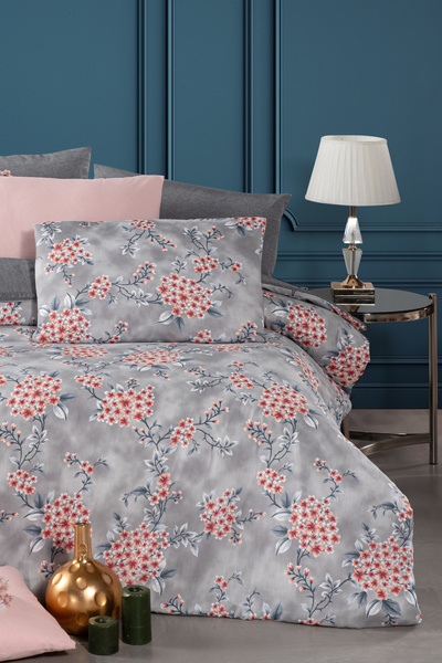 MyStory Home Egyágyas paplanhuzat szett rugalmas lepedővel, Redwin