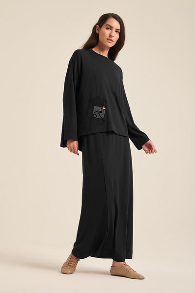 Ceremony Black 5984 Impact Set with Front String and Patch Detail