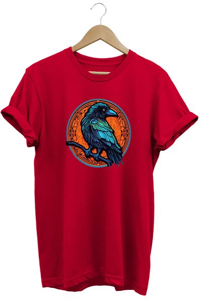 remonz Μπλουζάκι Crow Printed 100% Βαμβάκι