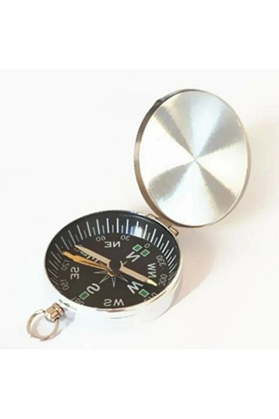 STOREMAX Mini Aluminum Needle Case Portable Cover Pocket Watch - Compass G451