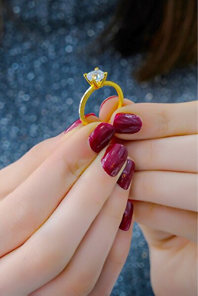 aytekgold Ajda Tektaş Yüzük 14 Ayar