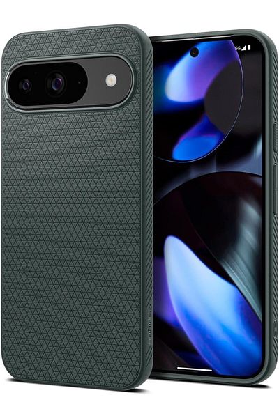 Spigen Liquid Air designed for Google Pixel 9 case Pixel 9 PRO case cover - Abyss Green