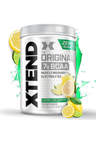 xtend مسحوق BCAA الأصلي، خالي من السكر بعد التمرين، لاستعادة العضلات، مشروب م...
