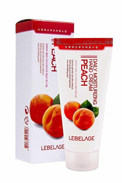 LEBELAGE Şeftali Özlü Doğal İçeriklerle Zengin Nemlendirici El Kremi Peach Ha...