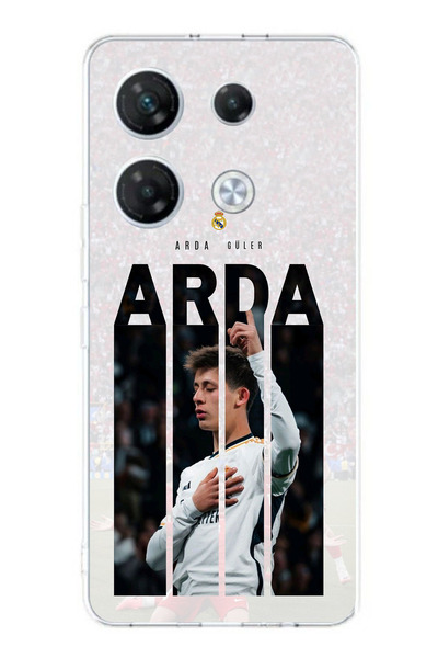 TechTree Infinix GT 20 Pro Uyumlu Arda Güler Sevinç Şeffaf Silikon Kılıf