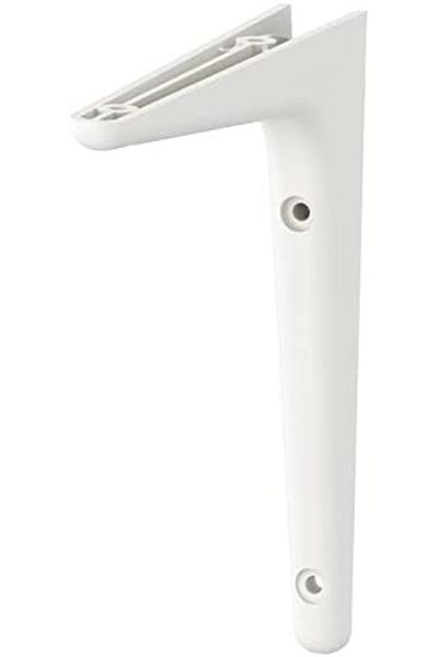 IKEA SIBBHULT Plastic Wall Brackets, White, 18x18 Centimetres - Set of 4