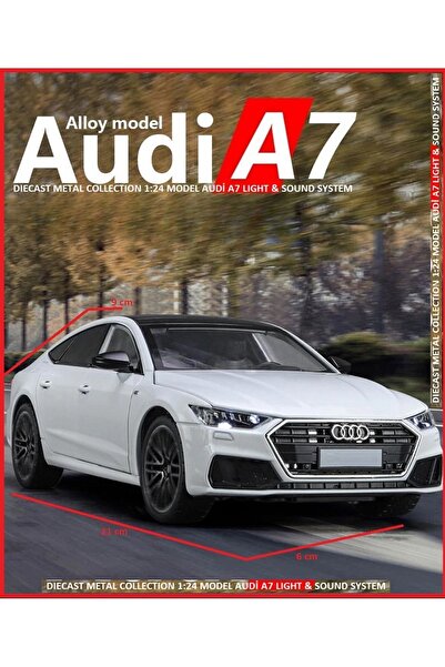 OYUNCAKSAHİLİ Audi A7 Model Metal Araba Diecast 1.24 Koleksiyon Metal 6 Kapı ...