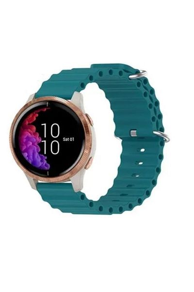 Generic Ocean Band Compatible with Samsung Gear S3 Frontier/Classic, 22mm Adjustable Soft Silicone Sport Loo