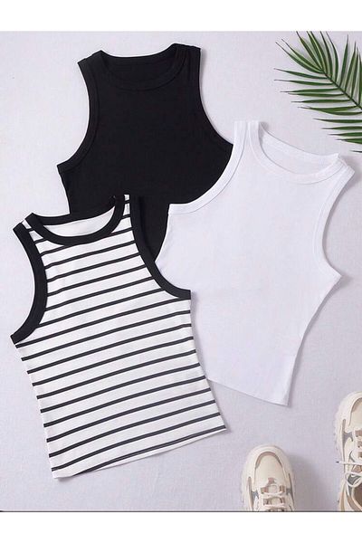 bemmoda Set de 3 bluze pentru femei, 3 culori, flexibile