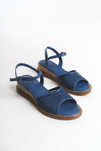 Elile Shoes Sandale perforate din piele naturală de la mărimea 35 la mărimea ...