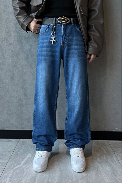 HOUSEOFGRIZZLY Baggy Fit Distressed Jeans