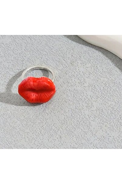 Dgt Luxury Lip Figured, Eye-Catching, Adjustable Ring with Espirit