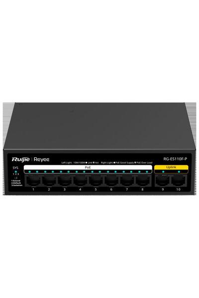 RUIJIE Reyee Rg-Es110F-P 8 Port 10/100 8 Port Poe 2 Port Fast Ethernet Uplink...