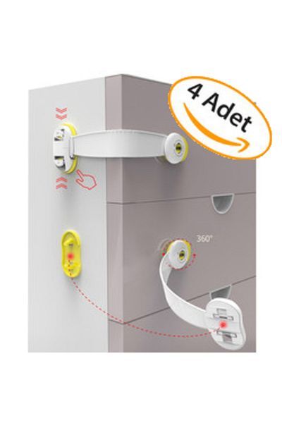 Evokids 360° Child Safety Lock (4 Pieces)