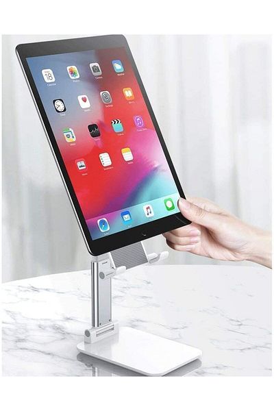 Generic Foldable Mobile Phone Stand, Adjustable Desk Holder for Smartphone & Tablet