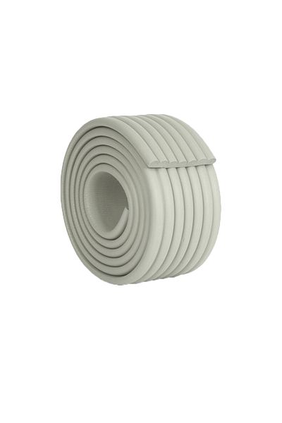Evokids 3 Pieces Multi-Purpose Rubber Edge Protector Gray (6 Meters)