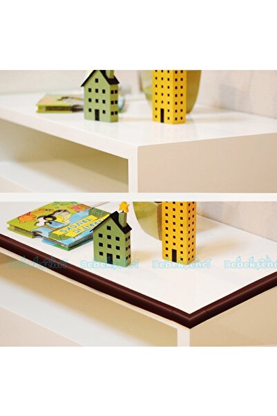 Evokids 3 Pieces Rubber Edge Protector Coffee (6 Meters)