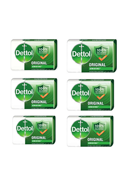 alatar صابون ديتول الأصلي - 165 جرام (عبوة من 6 قطع)