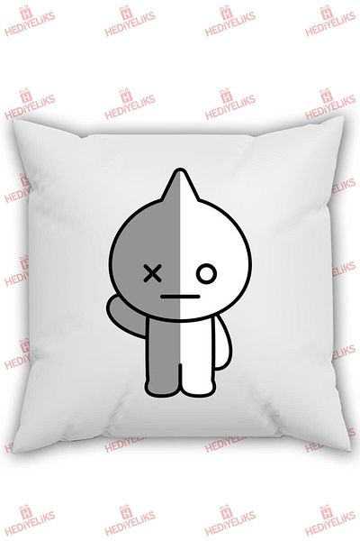 HEDİYELİKS Bts Characters Bt21 Designed Gift Pillow