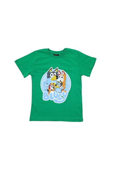 3/6 Yaş Erkek Tshirt Bluey Baskılı