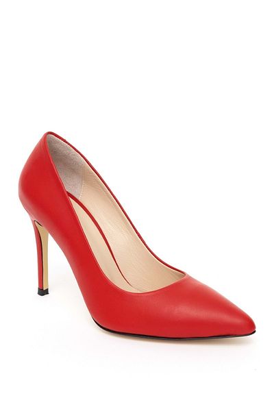 NİSH EXCLUSİVE Nish Exclusive 4292 - Women's Genuine Leather Classic Stiletto