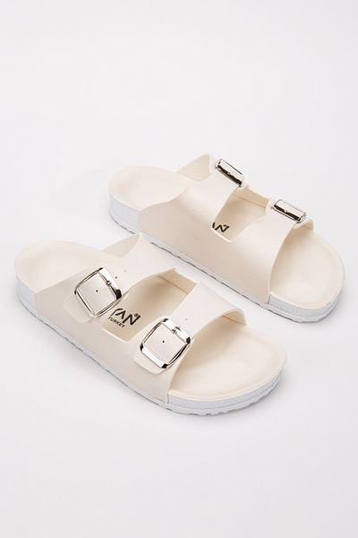 POLOMİA Maya Flexible Double Buckle Wet Floor Comfort Άνετες γυναικείες καθημερινές παντόφλες