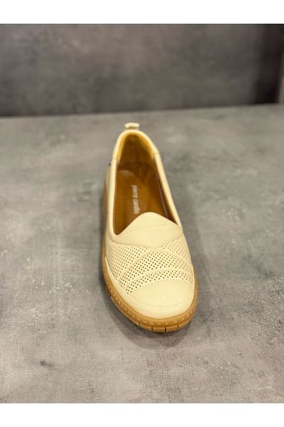 Pierre Cardin Pi̇erre Cardin Shoes Handmade Genuine Leather Full Orthopedic Non-Slip Sole Light Daily