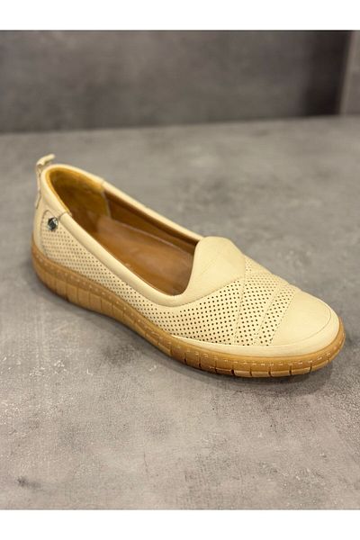 Pierre Cardin Pi̇erre Cardin Shoes Handmade Genuine Leather Full Orthopedic Non-Slip Sole Light Daily