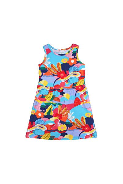 LOVETTI Rochie fără mâneci cu model Sunny Garden pentru fete