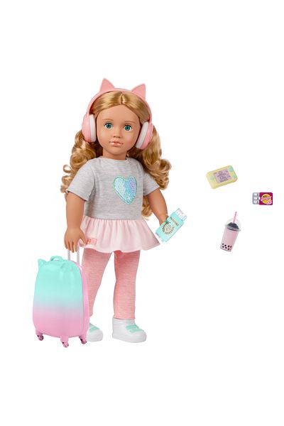 Our Generation Activity Travel Doll With Accessories Linzi BD31709Z