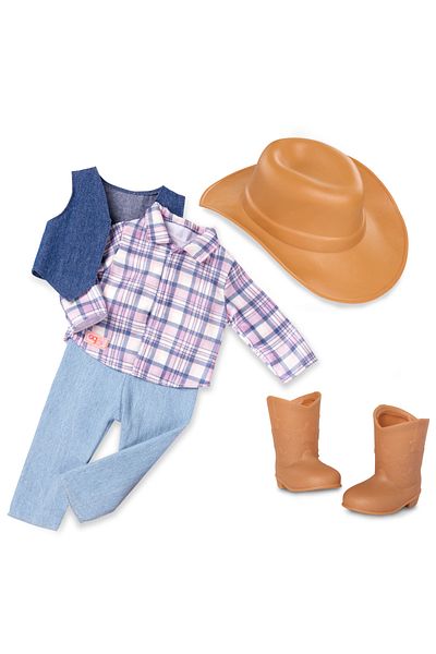 Our Generation Doll With Western Yellowstone Outfit Ashleigh BD31712Z