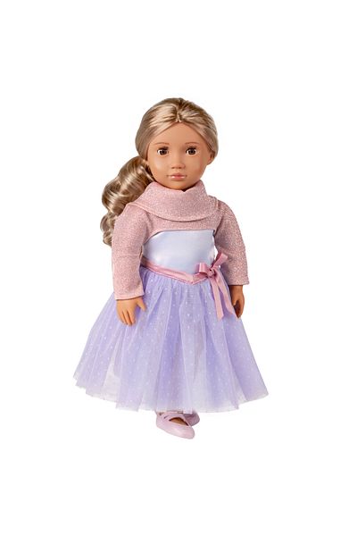 Our Generation Doll With Ballerina Dress & Sweater Jillie BD31597Z