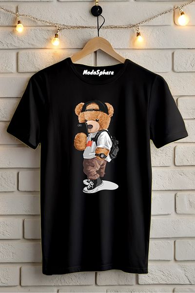 ModaSphere Unisex Oversize T-shirt Μπάλα Μπαταριών