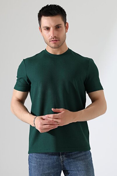 ribana Ανδρικό μπλουζάκι με μονόχρωμομονόχ